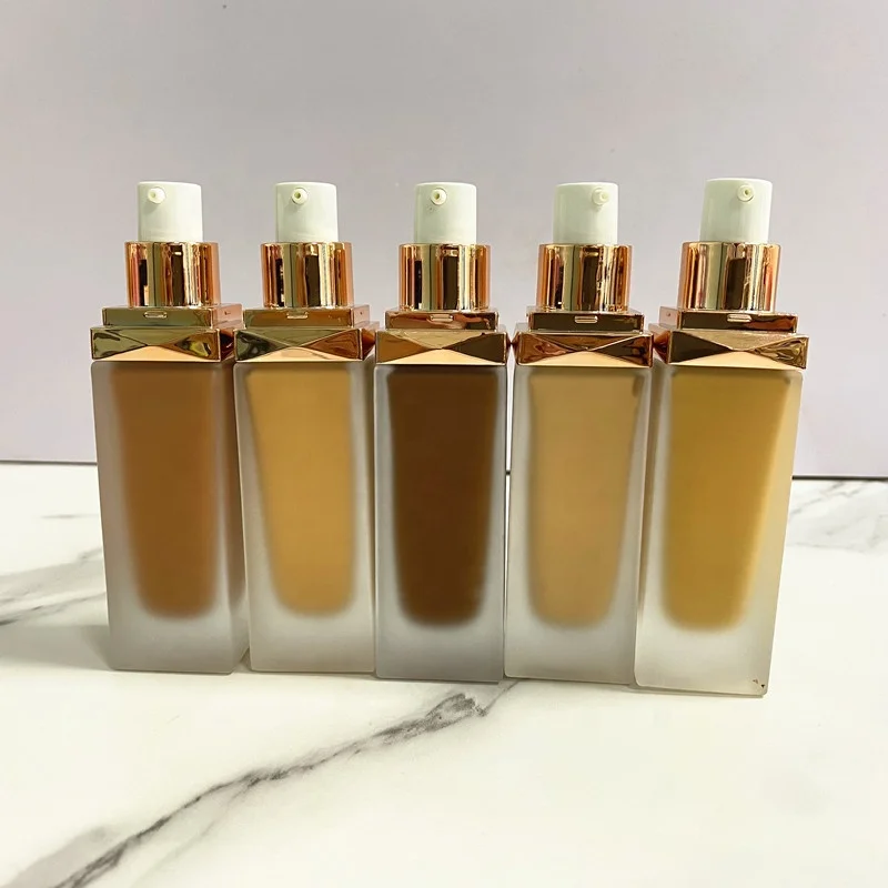 

waterproof Custom Own Logo Makeup full coverage Foundation Long lasting weightless Matte Liquid Face Foundation
