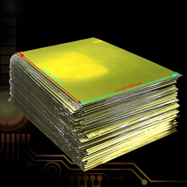 

A4 Printable Gold Vinyl Sheets Label 5C Glossy PET Glitter Adhesive Film Waterproof For Inkjet&Laser Printer Gold Sticker Paper