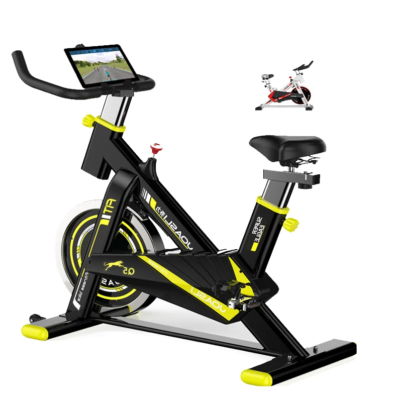 

star trac spinning bike with screen stages smart exercise magnetic resistance schwinn indoor commercial usate spinning bike, Black,yellow