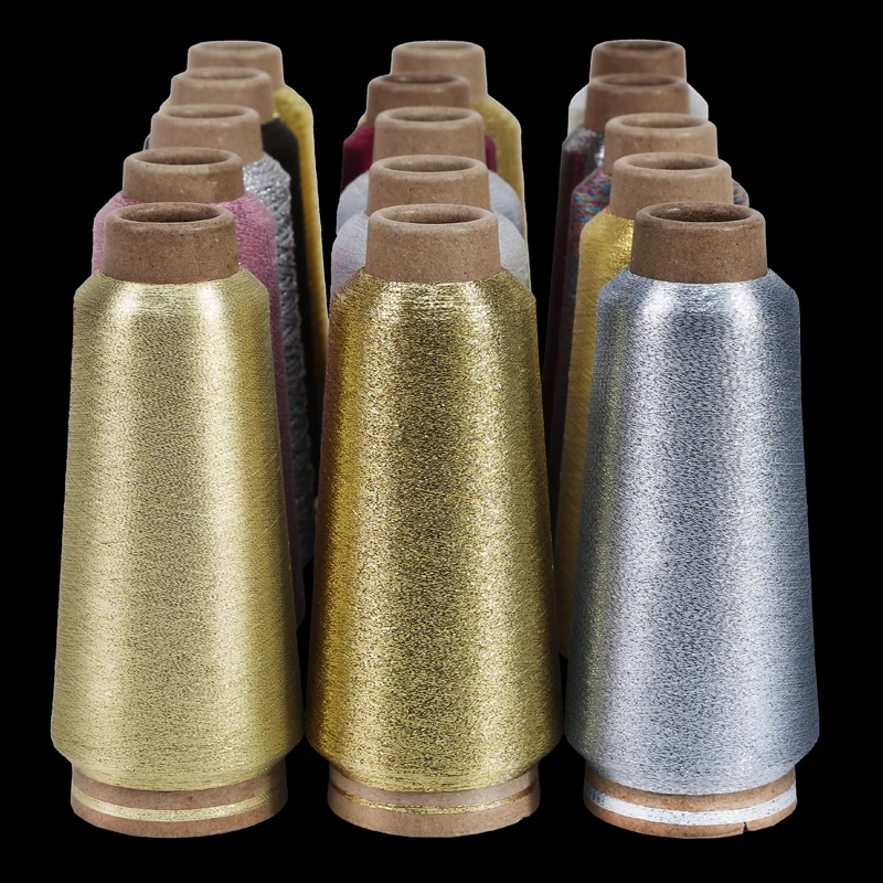 
Dyed MH MX MS Metallic Yarn for weaving socks fashion cloth Embroidery Shoe Vamp Yarn Metallic Dyed 