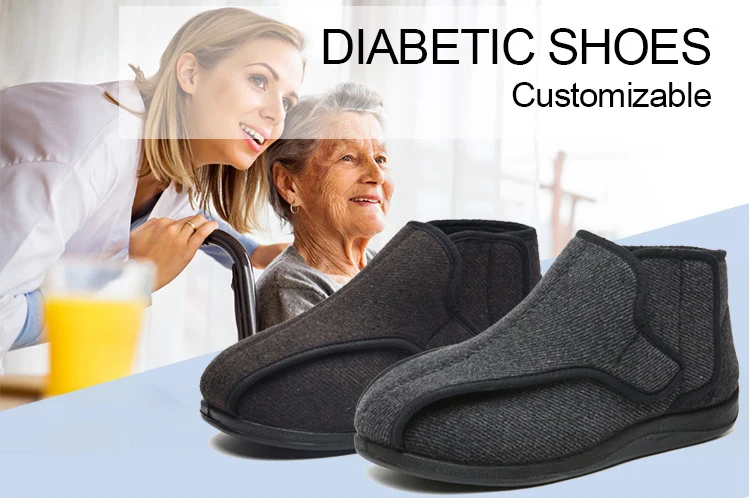 New Comfortable Soft Safety Diabetic Casual Men's Medical Shoes