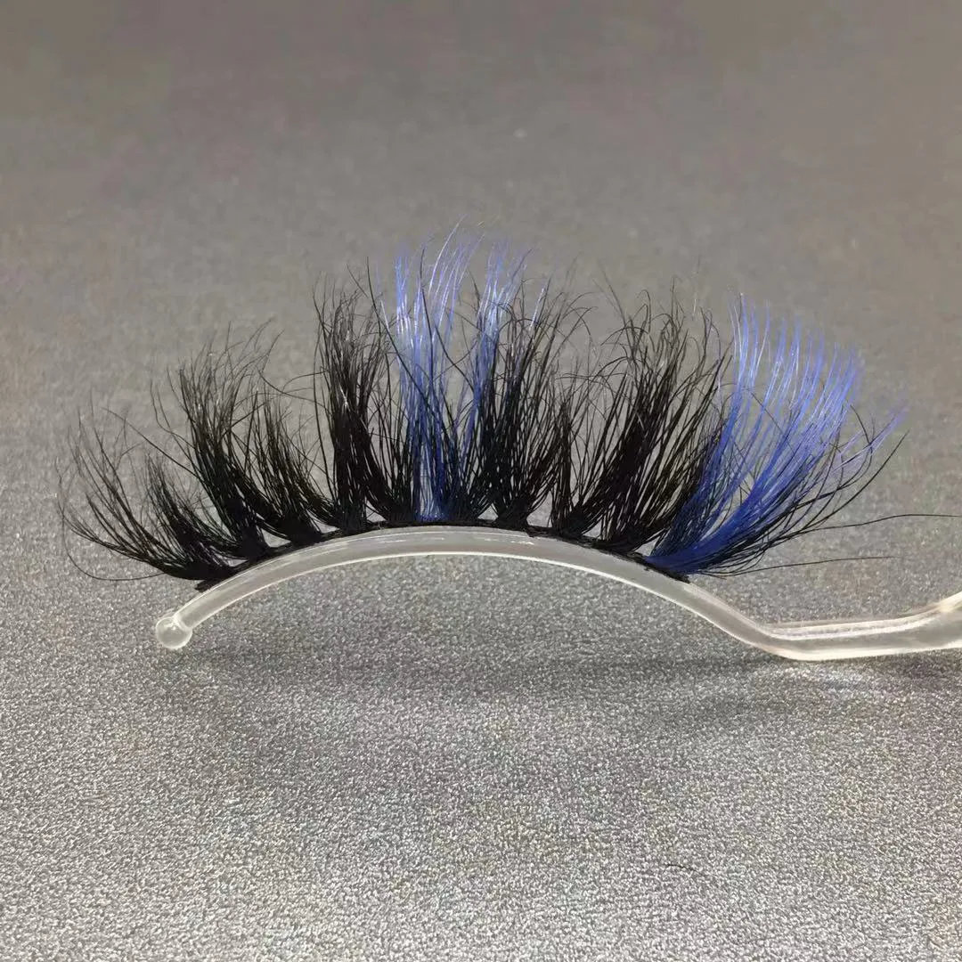 

45A-32C 25mm color lash mink strips 5d mink eyelashes lashes3d wholesale vendor 25mm bulk wholesale eyelash package venders