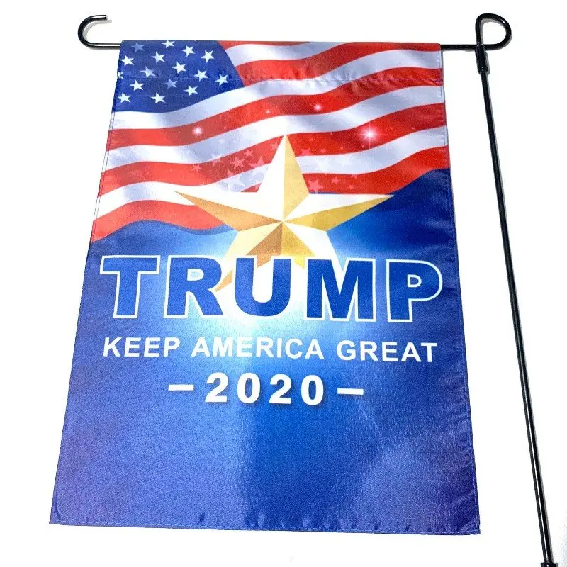 

Donald 2020 President Election US Custom Garden Flags Colourful Garden Decoration Double Sided Trump Flags, Custom color