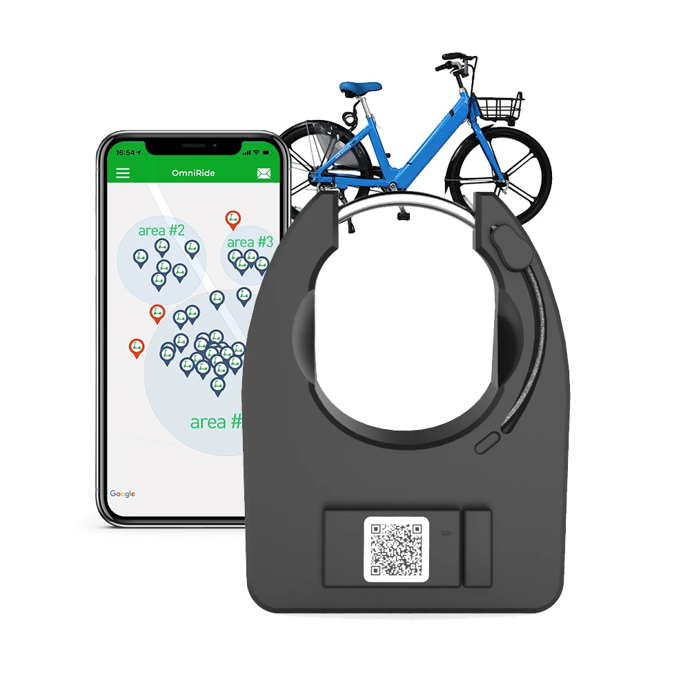 

Custom Waterproof IP67 4G Qr Code Smart Pubic Bicycle Iot Solutions Bike Shared Lock Rental Management System Ebike Sharing Lock