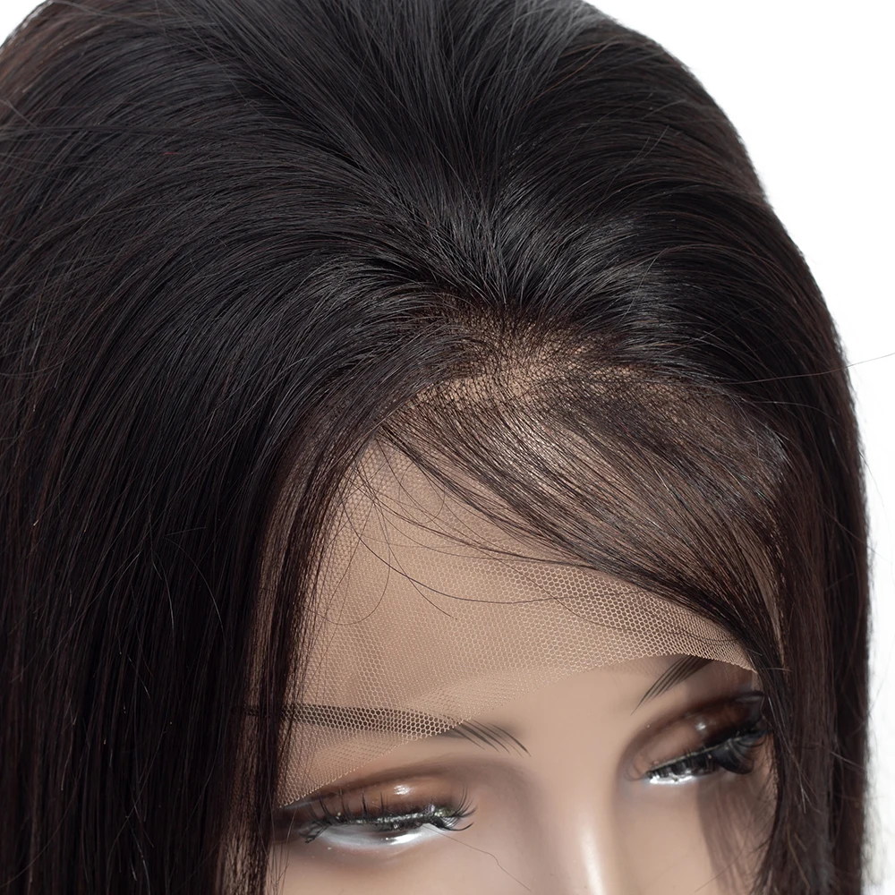 便宜的 10a 原始印度人发透明无胶 150% 密度直全蕾丝假发供应商