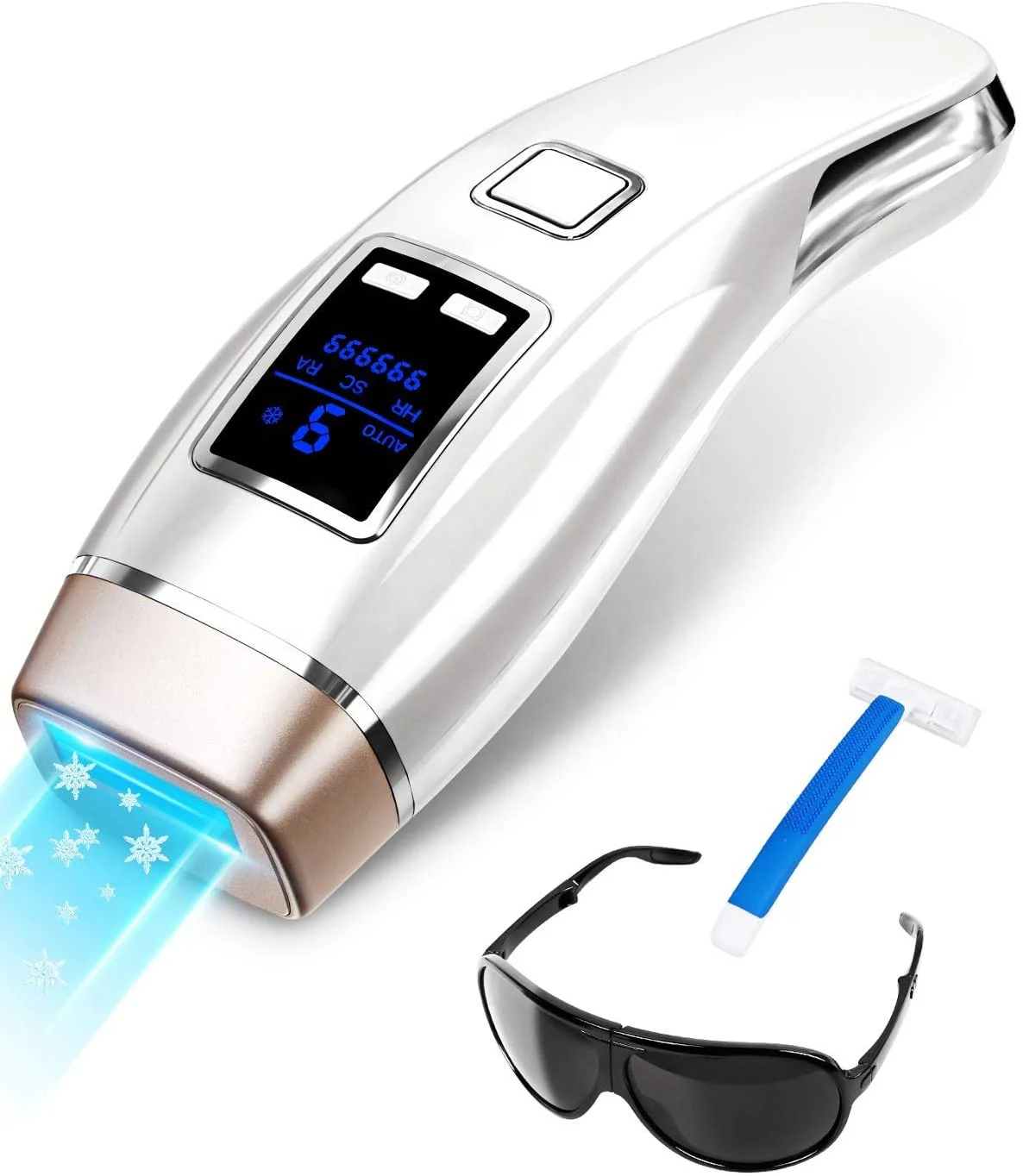 

Dropshipping New Ice cool 999999 Flashes Portable IPL Laser Painless Hair Remover Ice Cool skin rejuvenation IPL hair removal