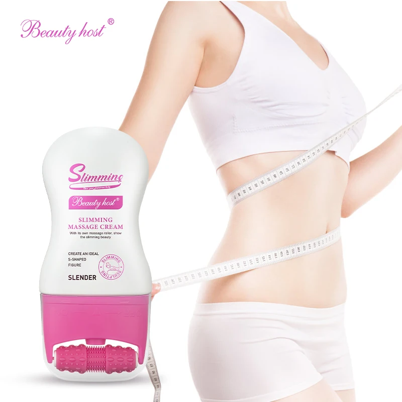 

New Arrival~Best Effect Body Waist Slimming Cream with Massage Roller Gel