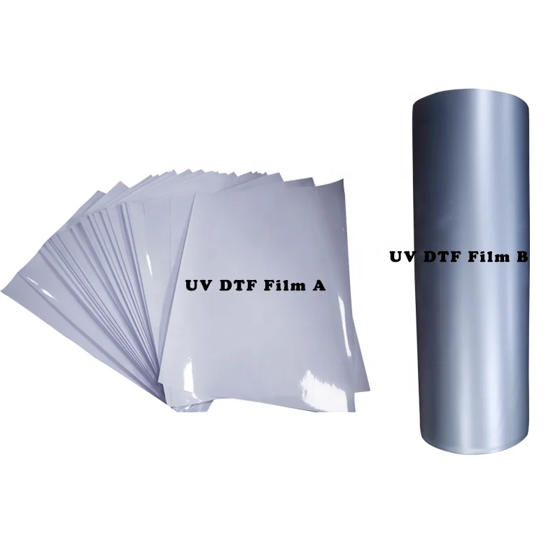

UV Sticker AB Film on Sale UV DTF New Solution for UV Printer Print on the Film then Transfer on the Objects A3 size Film