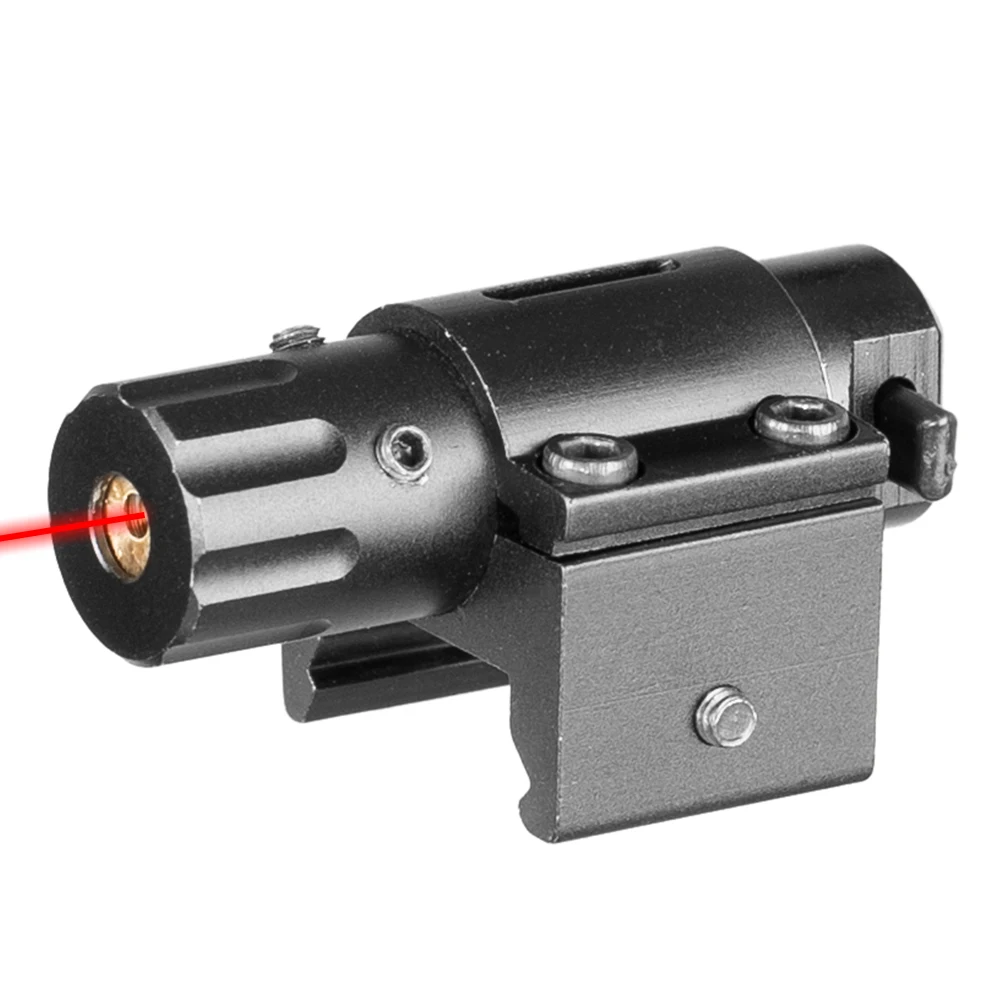 

Hunting Mini Pistol glock Red Laser Gun Sight tactical rifle laser Pointer scope For 20mm Picatinny rail mount, Black