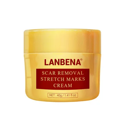 

free shipping lanbena Scar Removal Stretch Mark Cream Herbal Cream is suitable for all skin types
