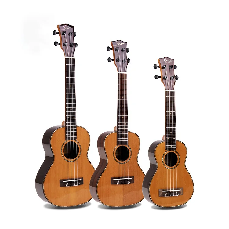 

Wholesale solid top Ukulele string instrument from china manufacturer