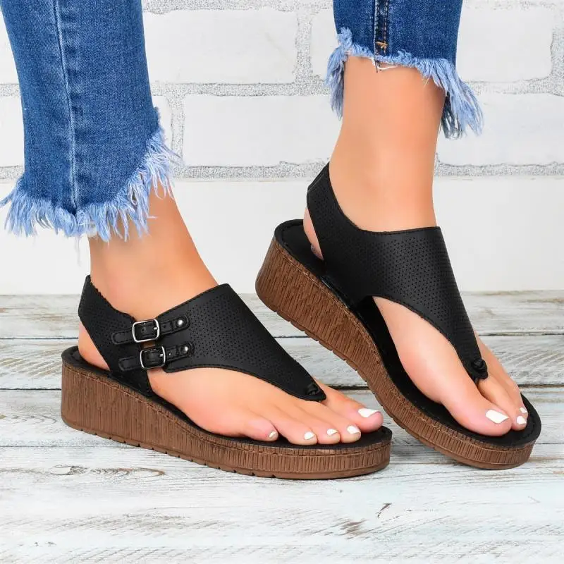 

Women Summer Platform Sandals Slipper Indoor Outdoor Beach Shoes Female Slippers