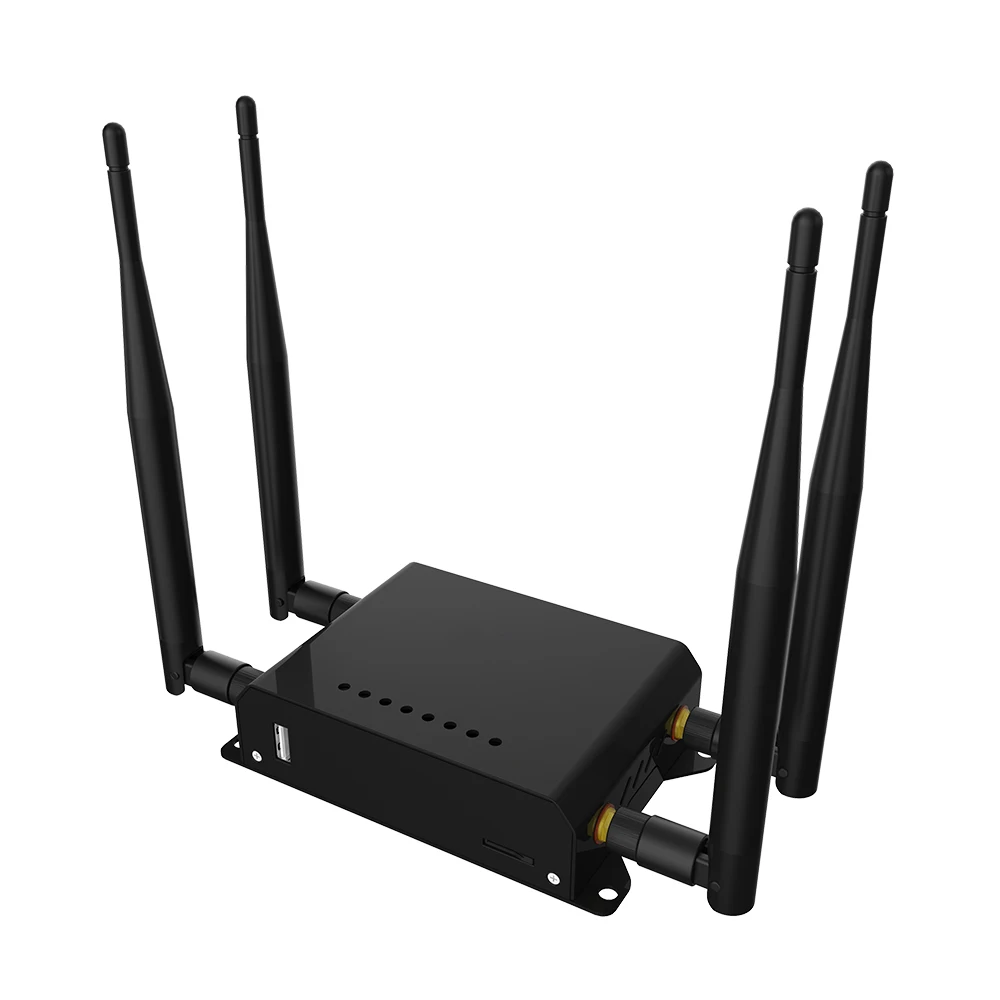 

HUASIFEI WE826-T2 192.168.1.1 5-port openwrt 4g wireless wifi router 300Mbps WIFI hotspot, Black