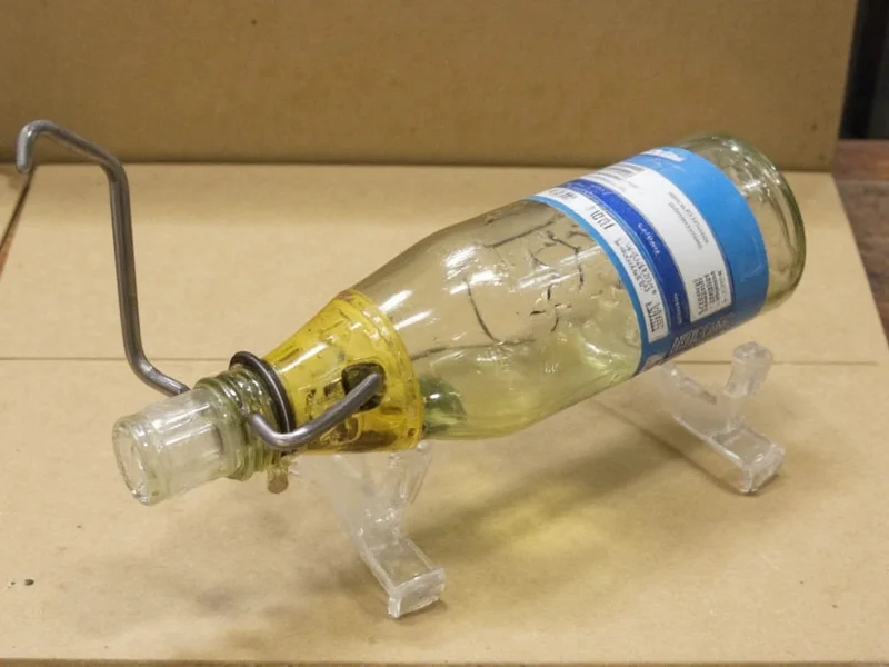 DIY yellow jacket trap assembly with bottle cutting
