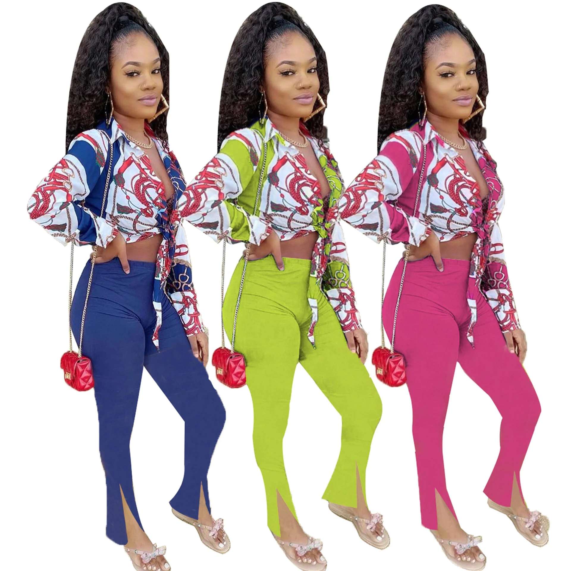 

2021 Hot Sale Popular Fall And Winter Clothing Women Clothing Fashion Casual Female Tracksuit 2 Piece Sets