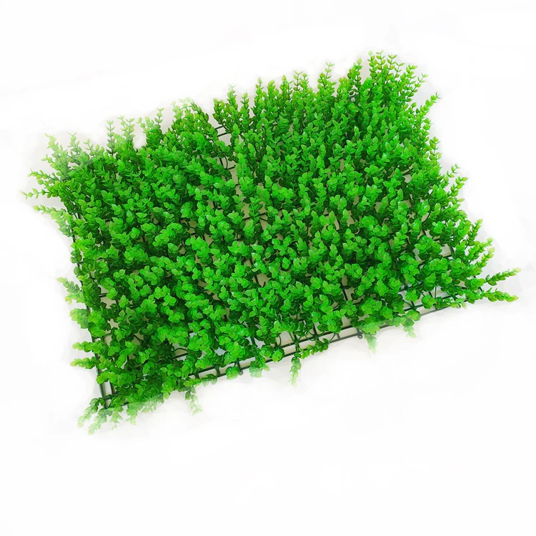 Carpet Grass Wholesale Decorative Green Artificial Plant Wall Boxwood ...