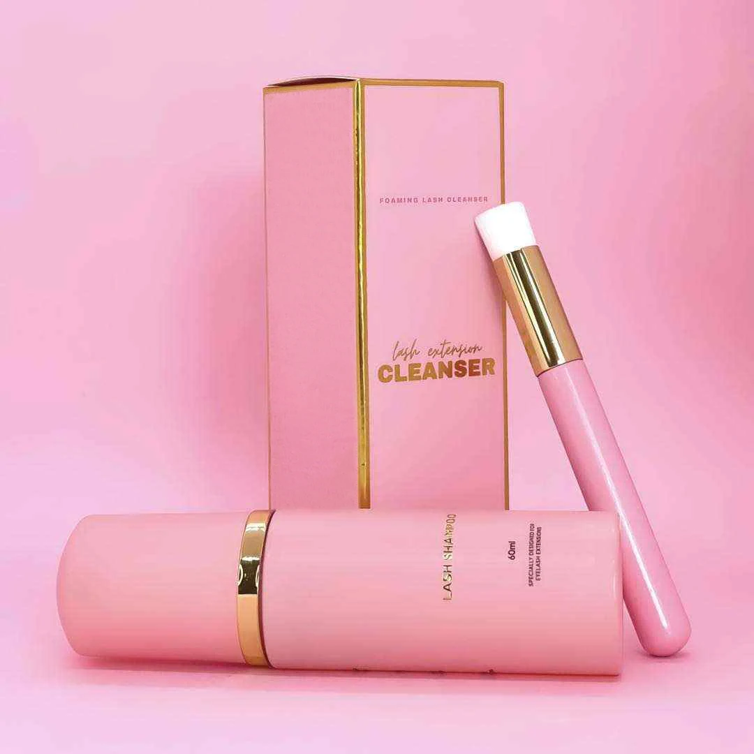 

lash extension shampoo kit custom bottle private label
