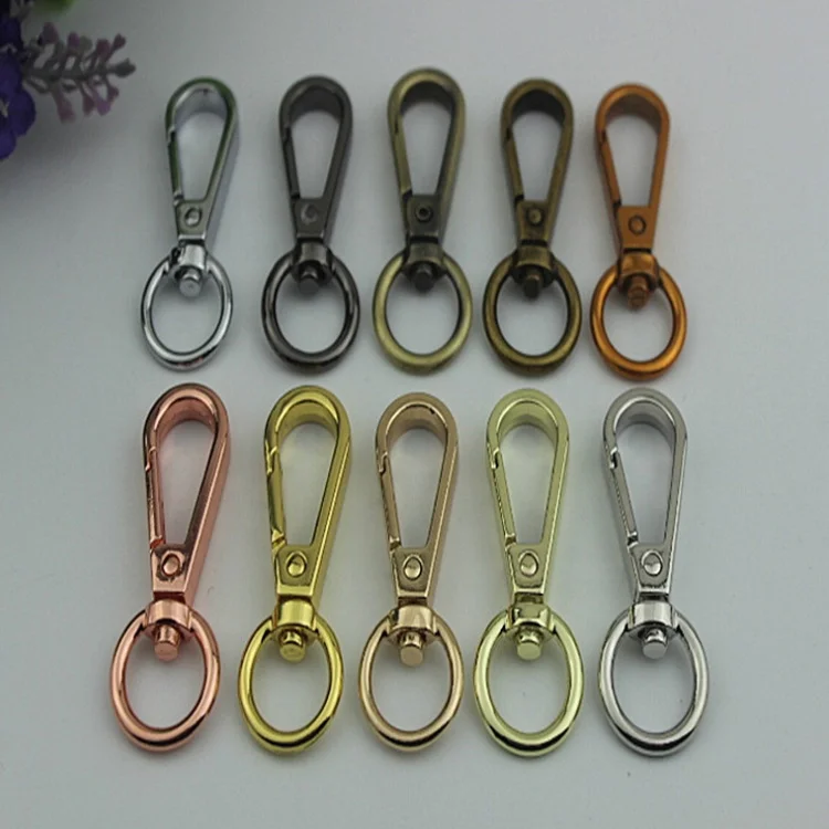 

Bag Accessories Handbag Hardware Custom Swivel Snap Hook Purse Hook Gold clasp, White, golden ,gun metal ,brass color etc.