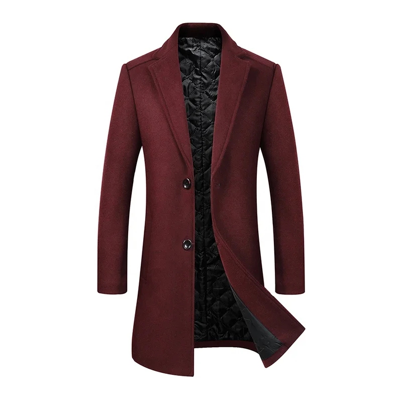 

men's fashionable slim fit mid length multi-functional patchwork men coat jackets winter thick warm