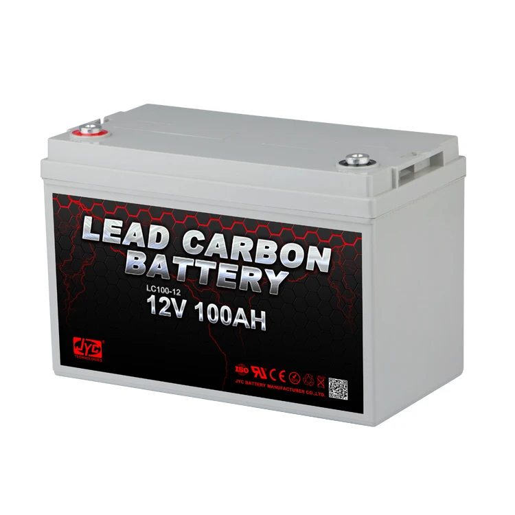 Maintenance Free Sealed Lead Carbon Battery 12V 100ah Battery Solar Energy Storage Systems Uninterruptible Power Supplies