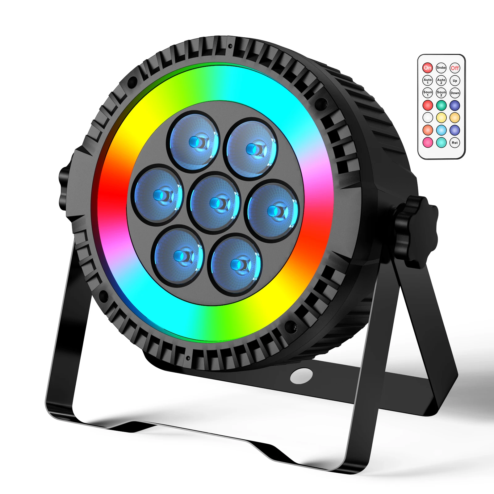 

U`King Hot Sales Rgbw Led Pixel Point Lights Disco Stage Par Light With Remote Nightclub Disco Ktv Bar Lamp