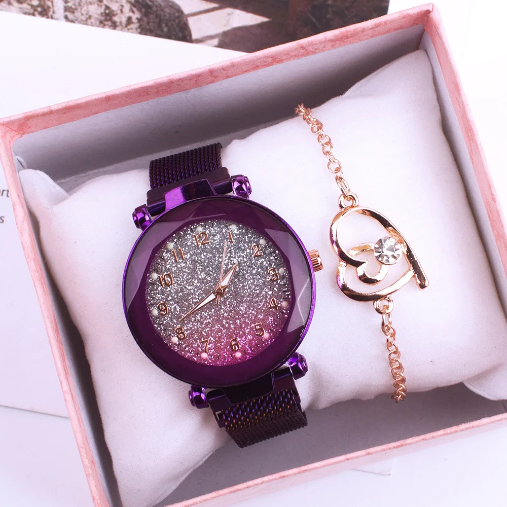 

Ladies Wristwatch Set Drainage Two-Piece Ladies Watch Set Watch Bracelet, Picture shows