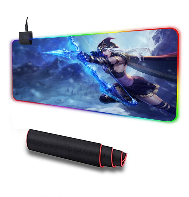 

mouse mat ergonomic custom logo xxl rgb led large gaming mouse pad