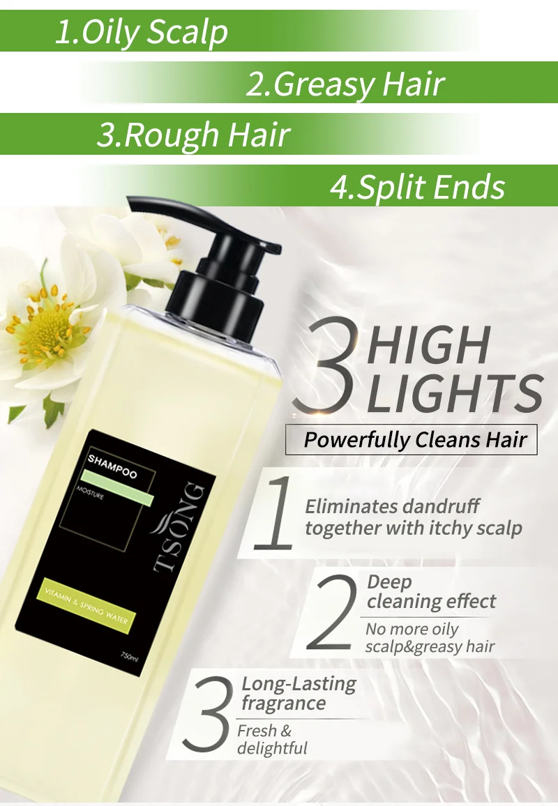 750ml Private Label Shampoo And Conditioner Set Anti Itch Shampoo Argan