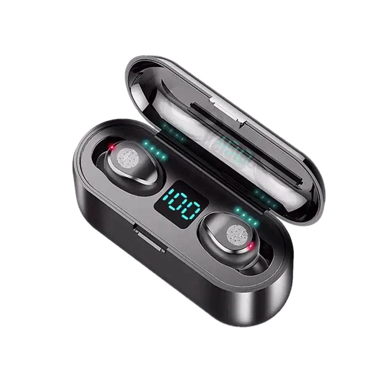 

Latest High Quality Factory Professional Wholesale Earphones Headphone Wireless BT Earbuds F9, Colors customized