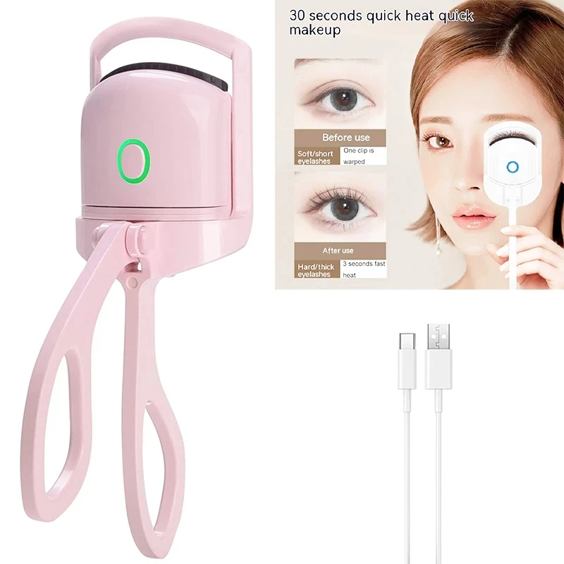 

Portable Electric Eyelash Curler Heated Combs Eye Lash Longlasting Eyelashes Curl Thermal Eyelash Curler Makeup Accessories