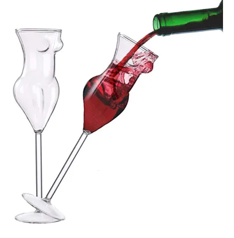 

Amazon Female Body Goblet Woman Body Shape Wine Glass, Customized