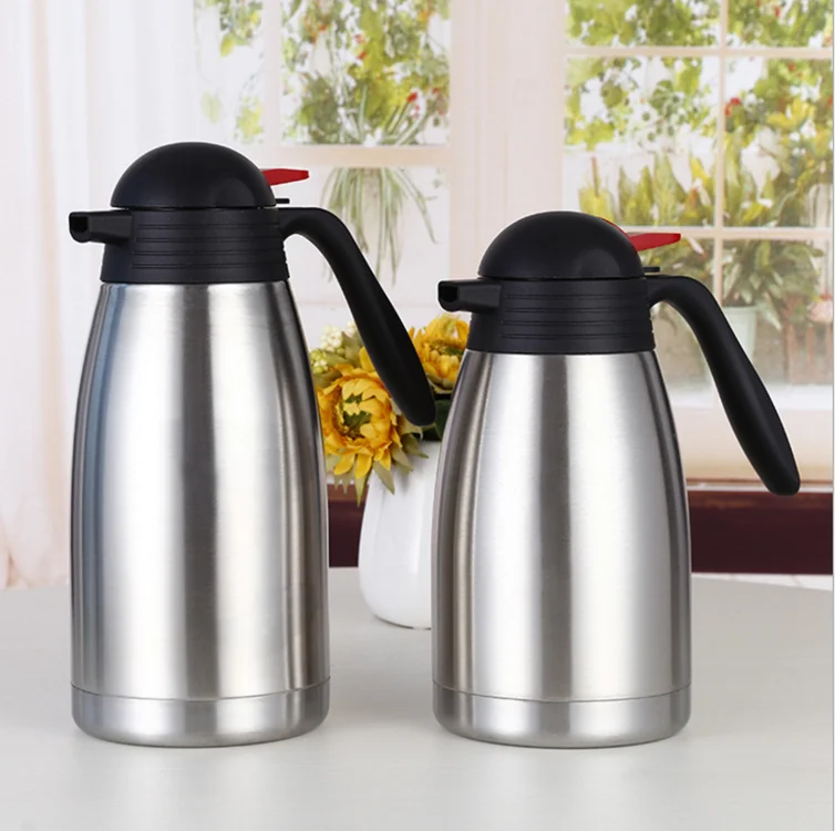 

new design Custom high quality stainless steel double wall home goods thermos coffee pots