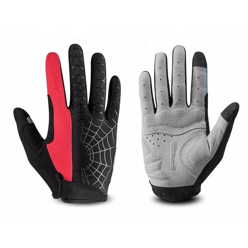 
Hot selling Breathable Mesh Full Gym Gloves OEM Finger Gel Pad Touch Screen Cycling Motorcycle Riding Bike Bicycle Sport Gloves 