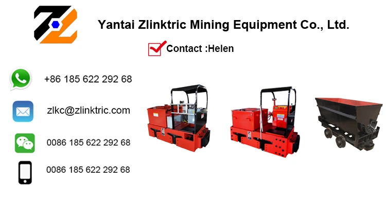 Model CTY5.0 railway electric Lithium/lead-acid battery locomotive pulling 40T in mining tunnel