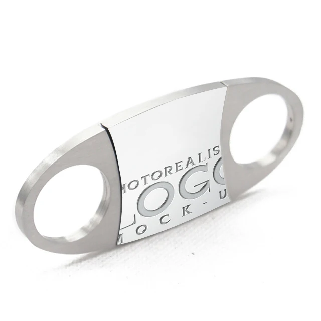 

Accept custom label stainless steel cigar cutter OEM or ODM cigar knife