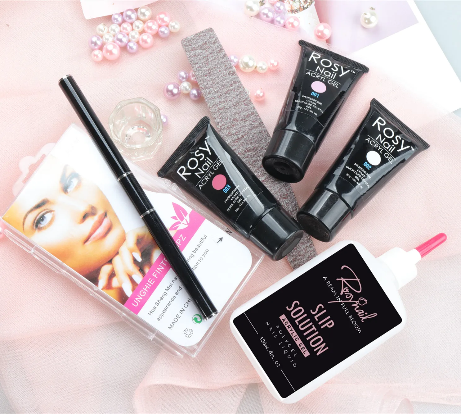 

hot selling build your own brand soak off led uv gel polish nail extension acrylic gel kits