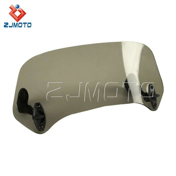 Universal Motorcycle Clear Windshield Spoiler Deflector Extender With