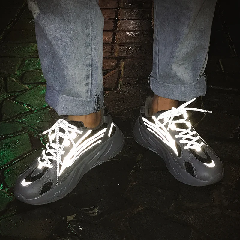 

Black Soul Volcanic Gray Reflective Korean Style Fashionable All-matching Couple Mens Running Clothes Sports Shoes Men Brand, Beige,d.grey,grey/blue