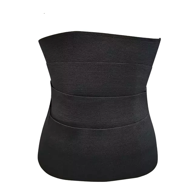 

New Arrival Breathable Elastic Belly Shaper Abdominal Wrap Extendable Waist Trainer Flat Tummy Belt For Men And Women, Black