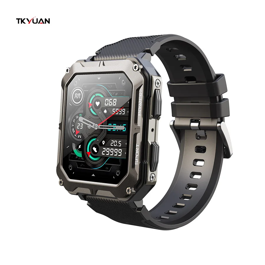 

TKYUAN New Arrivals C20 Pro Smart Watch 2023 1.83inch BT call Sports modes IP68 waterproof Men Watches C20pro Smartwatch