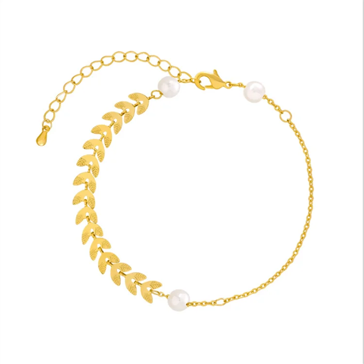 

Fashion Gemstone Lucky Bead Bracelet High Quality 24k gold chain bracelet charms women bracelet, Same as picture