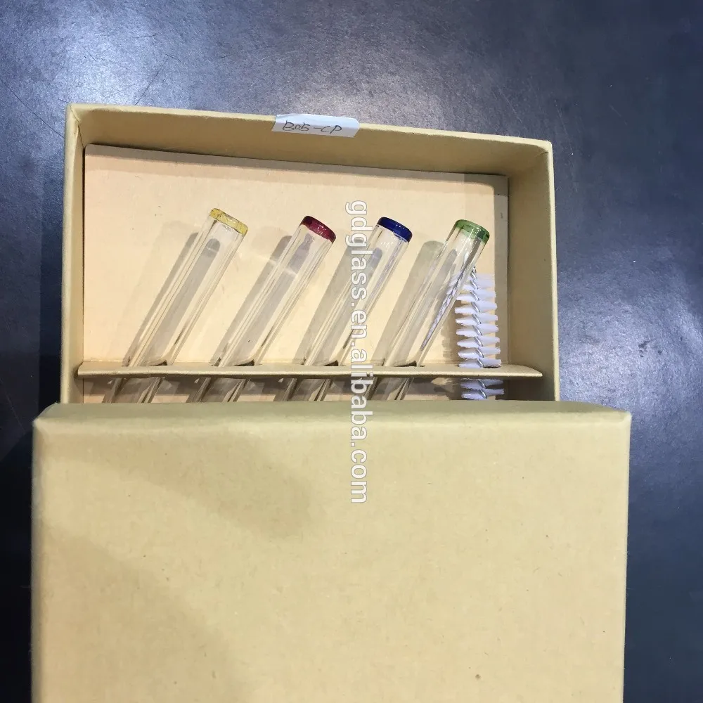 

Factory Directly Provide reusable Color Drinking Glass Straw, Blue lip,green lip,red lip,yellow lip