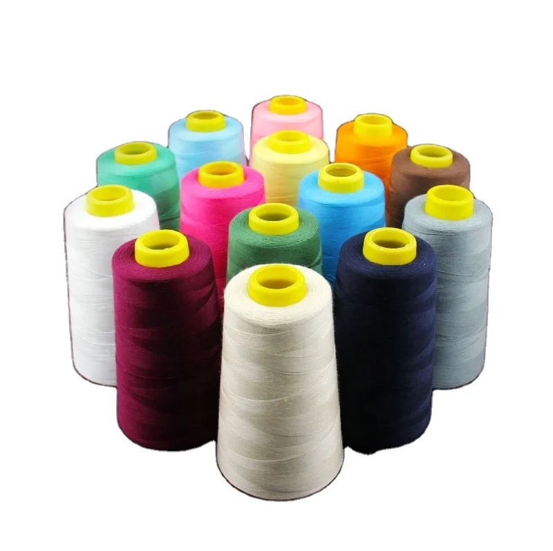 

High quality 100% polyester Sewing thread for clothes, Customize