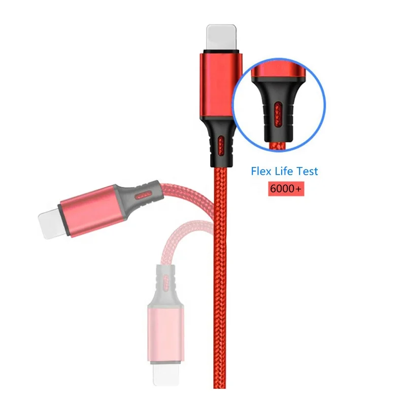 

Factory Price 3 In 1 Usb Charging Cable For Type-c Android Usb Fast Charger Cable Mobile Phone Tablet Charging Cable, Red/purple