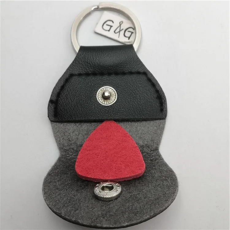 

Wholesale Small Pu Guitar Strap Pick Holder, As picture