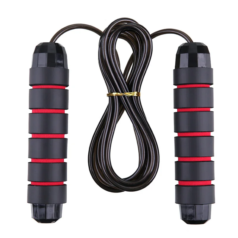 

Wholesale Customized Exercise Jump Ropes Foam Bead Long Handle Freestyle Skipping Rope PVC Steel Jump Rope, Black,blue,green,red