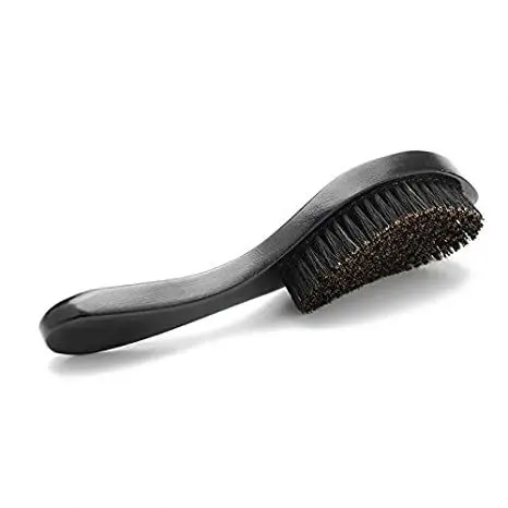 

Factory Wooden Color Beech Wave Brushes Airbag Paddle Wet Hairbrush For Men Best Selling Black Curved Brush 360