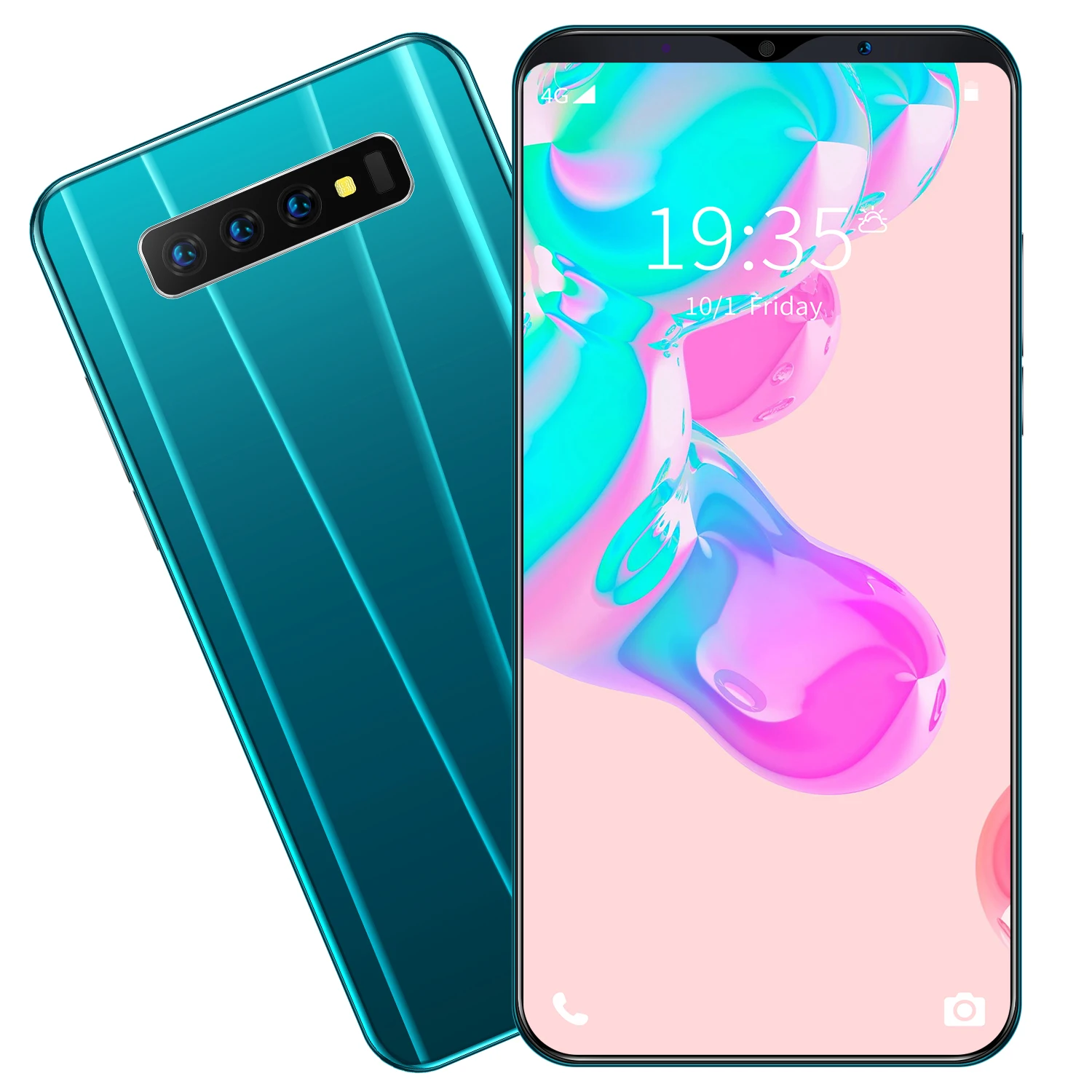 

S10 4G Smart Mobile Phone 5.8 Inch 8MP+16MP Cellphones Android Cheap Smartphone Unlocked 4G Cell Phone, Black,green,purple