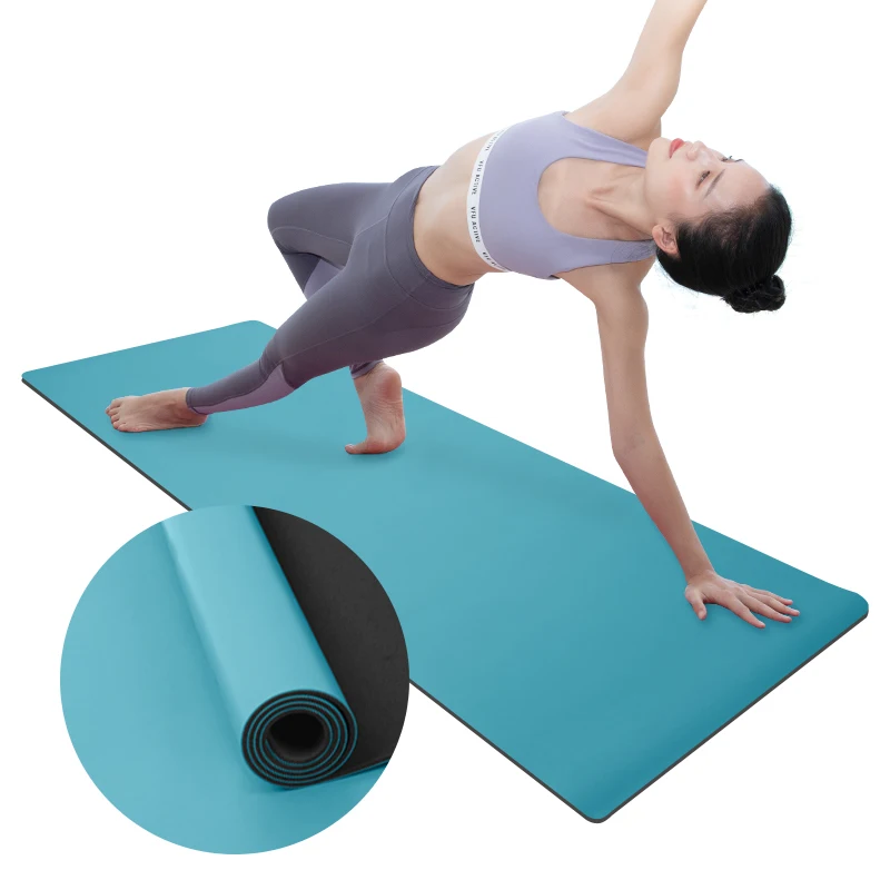 

China Shengde New Design Eco Friendly Pilates Exercise All Purpose Extra Large Custom Logo 5MM Natural Rubber PU Yoga Mat