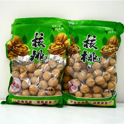 
Chinese Xinjiang Bag packing best price shell green Walnuts for sale 